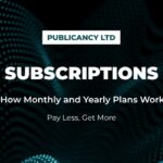 Understanding Publicancy Subscriptions: How Monthly and Yearly Plans Work