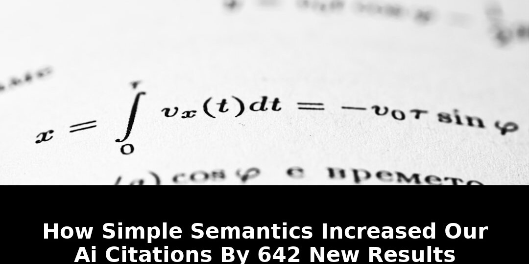 Shocking 2026 AI Results Like Your Weird Uncle, 642% Citation Surge Explained 1 results like your weird uncle