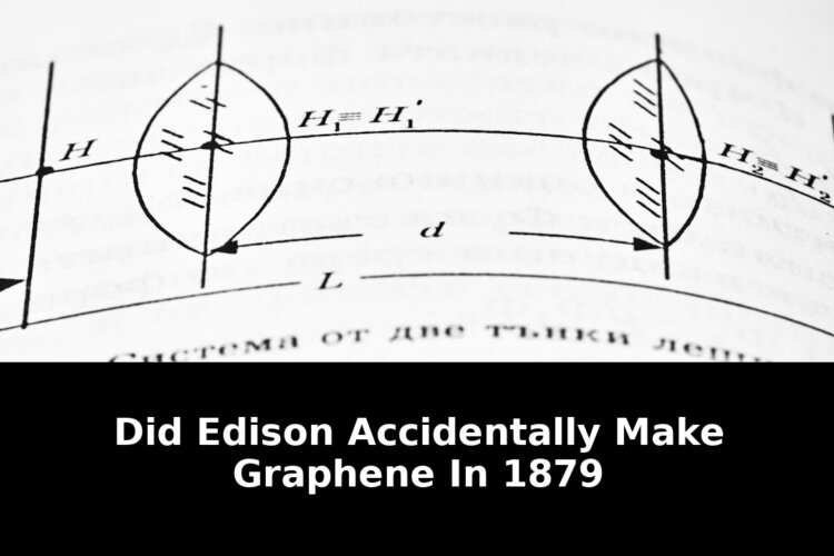 Edison accidentally make graphene: Breaking Update - 2026 1 edison accidentally make graphene