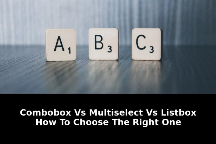 Difference between combobox multiselect listbox: Game-Changing Update - 2026 1 difference between combobox multiselect listbox
