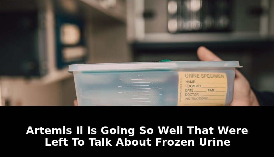 Artemis IIs Success Forces NASA to Talk About Frozen Urine in 2026 1 talk about frozen urine - Publicancy