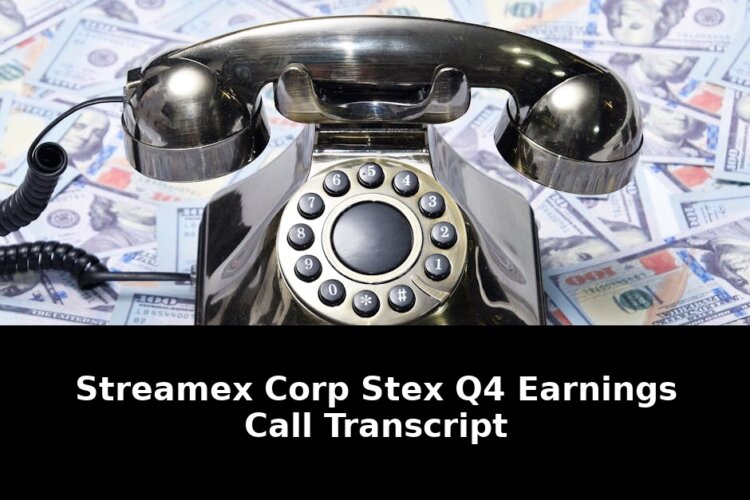 Earnings call transcript streamex corp: Essential Update - 2026 1 earnings call transcript streamex corp - Publicancy