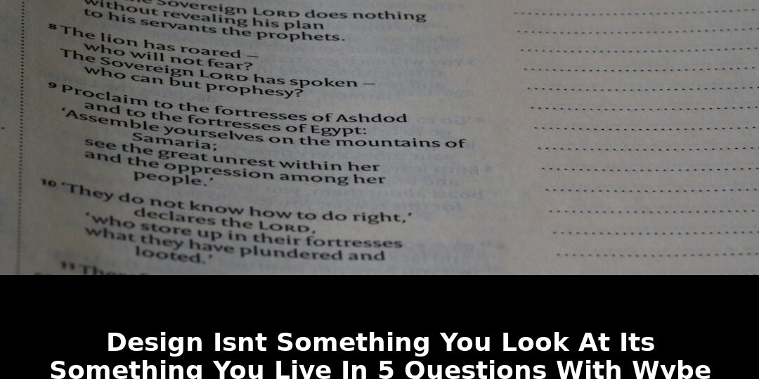 Questions with wybe magermans: Exclusive Update - 2026 1 questions with wybe magermans - Publicancy