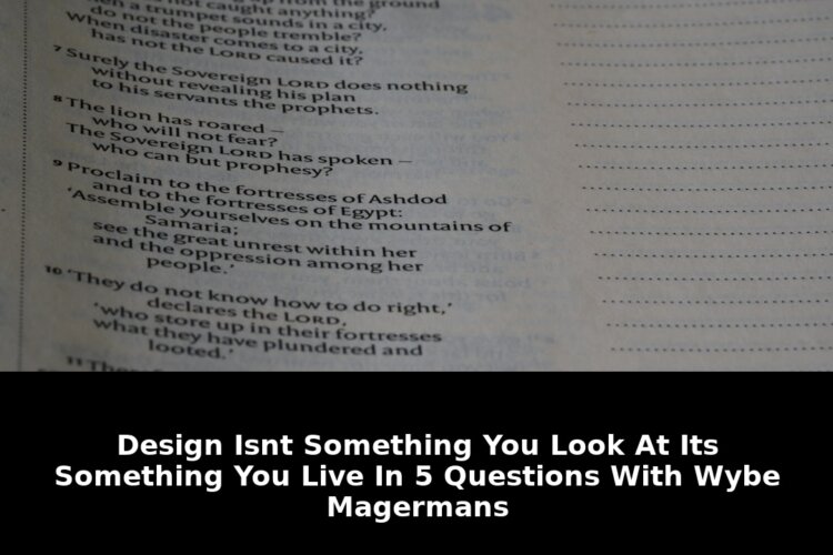 Questions with wybe magermans: Exclusive Update - 2026 1 questions with wybe magermans - Publicancy