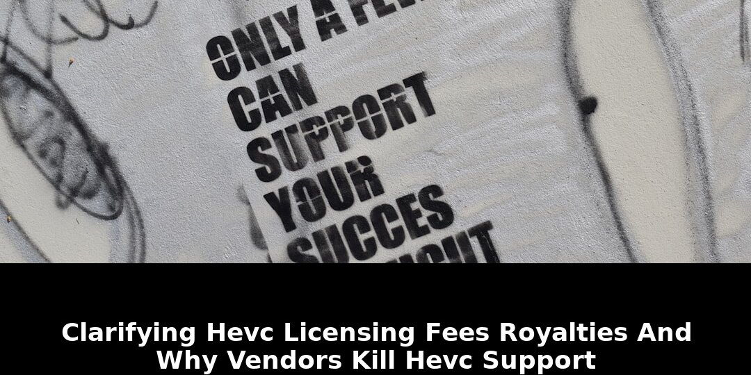 Clarifying hevc licensing fees: Shocking Update - 2026 1 clarifying hevc licensing fees - Publicancy